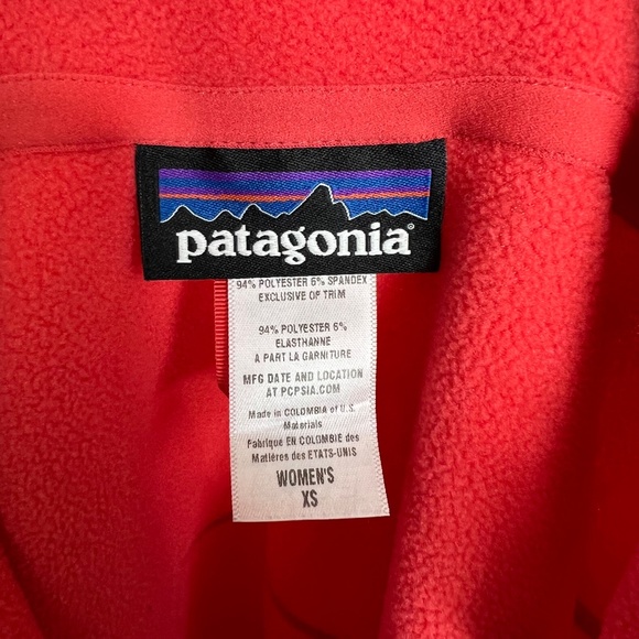 Patagonia 3/4 Zip Coral Polartec Pullover, Soft and Cozy, XS Cozy - Picture 10 of 16